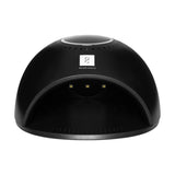 Ocho Nails 8 UV/LED Nail Lamp 84W Black - device housing and functional components shown on a white background