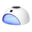 Ocho Nails 8 UV/LED Nail Lamp 84W White - main unit with included components on a white background