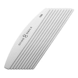 Ocho Nails Half-Moon Metal Nail File Replacement Sheets 100 Grit - isolated on a white background