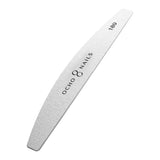 Ocho Nails Half-Moon Metal Nail File Replacement Sheets 180 Grit - 10 Pack - isolated on a white background