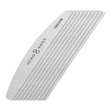 Ocho Nails Half-Moon Slim Nail File 180/240 10pcs - isolated on a white background