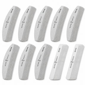 Ocho Nails Salon Filing Stock – 100 Files bundle on a white background