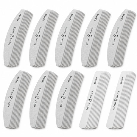 Ocho Nails Salon Filing Stock – 100 Files bundle on a white background