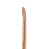 Ocho Nails Wooden Manicure Cuticle Sticks 100pcs - stainless-steel cuticle pusher with the working tip visible on a white background
