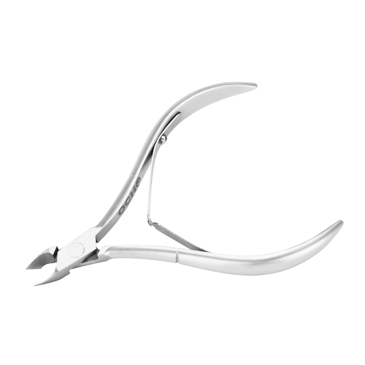 Ocho Pro 04 JAW14 Professional Cuticle Nippers - stainless-steel nippers with the cutting jaws visible on a white background
