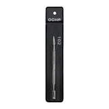 Ocho Pro 102 Cuticle Pusher Professional Manicure & Pedicure Tool - stainless-steel cuticle pusher with the working tip visible on a white background