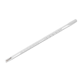 Ocho Pro 103 Cuticle Pusher Professional Manicure & Pedicure Tool - stainless-steel cuticle pusher with the working tip visible on a white background