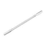 Ocho Pro 104 Cuticle Pusher Professional Manicure & Pedicure Tool - stainless-steel cuticle pusher with the working tip visible on a white background