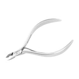 Ocho Pro Cuticle Nippers 01 Hand Polished Jaw 4mm - stainless-steel nippers with the cutting jaws visible on a white background