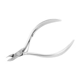 Ocho Pro Cuticle Nippers 01 Hand Polished Jaw 4mm - stainless-steel nippers with the cutting jaws visible on a white background
