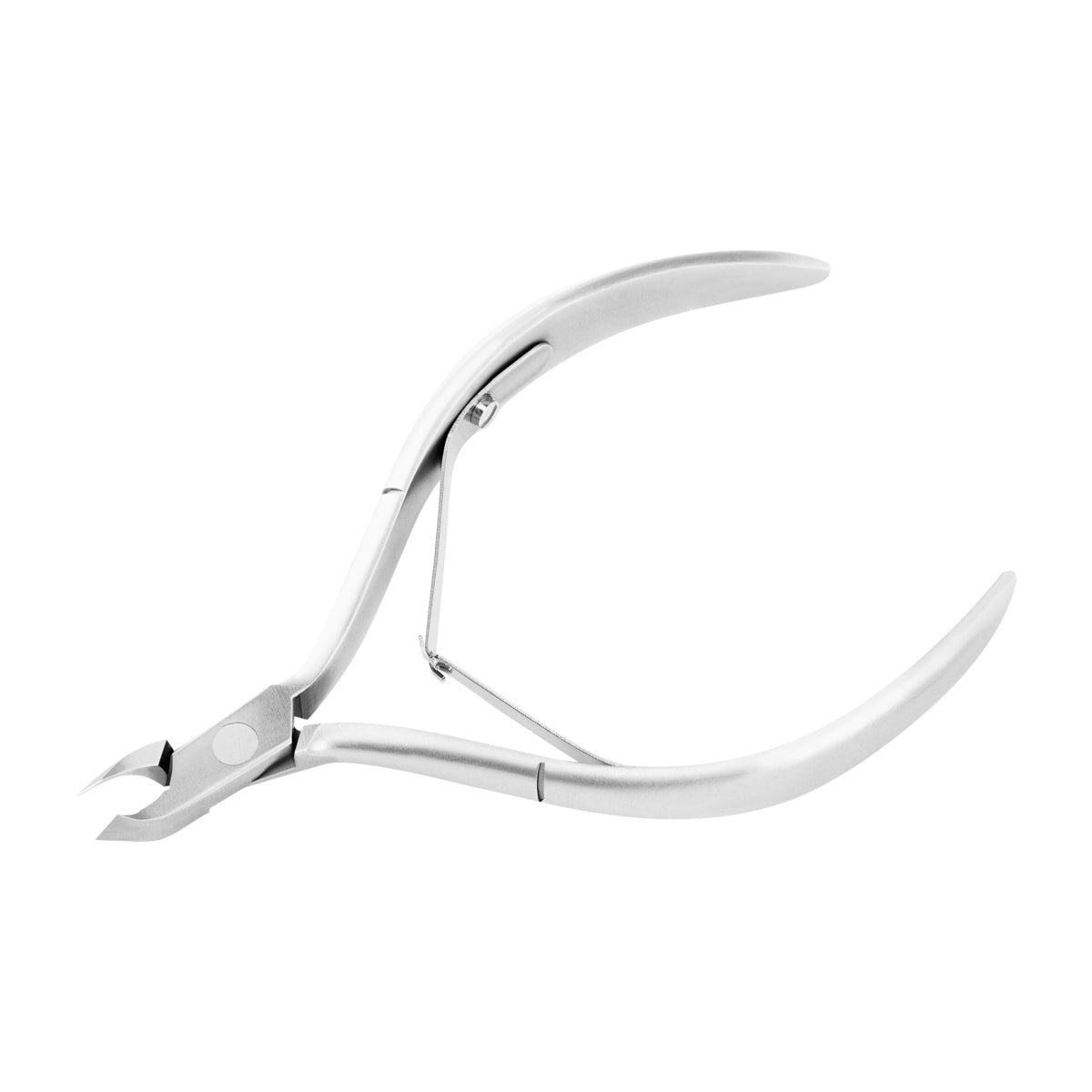 Ocho Pro Cuticle Nippers 02 Hand Polished Jaw 4mm - stainless-steel nippers with the cutting jaws visible on a white background