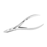 Ocho Pro Cuticle Nippers 03 Hand Polished Jaw 3.5mm - stainless-steel nippers with the cutting jaws visible on a white background