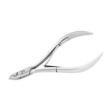 Ocho Pro Cuticle Nippers 04 Hand Polished Jaw 3.5mm - stainless-steel nippers with the cutting jaws visible on a white background
