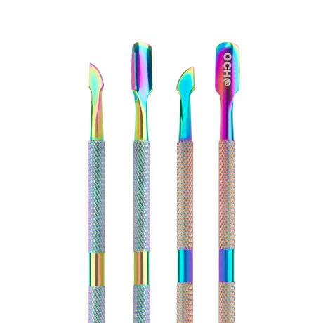 Ocho Pro PO02A Titanium Cuticle Pusher 13cm - dimensions and measurements shown