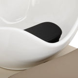 Omega Hairdressing Backwash Unit Marina Beige - close-up of the upholstery and construction details