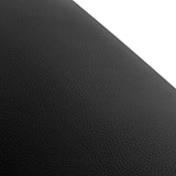 Omega Hairdressing Chair Astra Plus Black - close-up of the upholstery and construction details