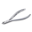 Omi Pro-Line AB-101 Acrylic Nail Nippers 16/6mm Jaw - Box Joint - stainless-steel nippers with the cutting jaws visible on a white background