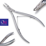 Omi Pro-Line AL-201 Acrylic Nail Nippers 16/6mm Jaw - Lap Joint - dimensions and measurements shown