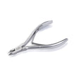 Omi Pro-Line CL-203 Cuticle Nippers 12/4mm Jaw - Lap Joint - stainless-steel nippers with the cutting jaws visible on a white background