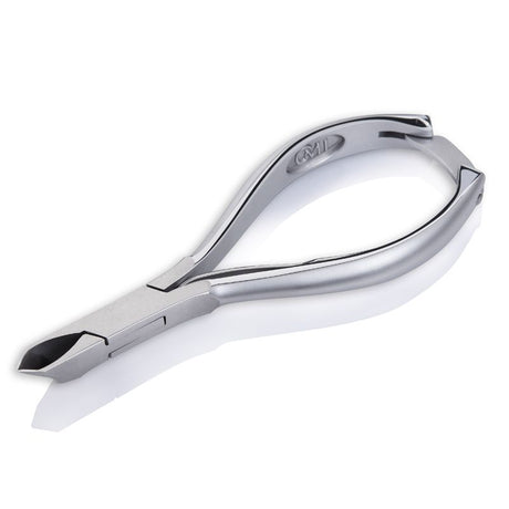 Omi Pro-Line NB-107 Nail Nippers - Box Joint - stainless-steel nippers with the cutting jaws visible on a white background