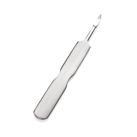 Omi Pro-Line P5 Cuticle Pusher - stainless-steel cuticle pusher with the working tip visible on a white background