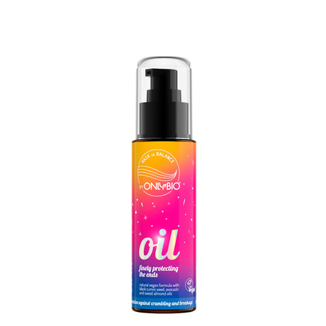 OnlyBio Hair Balance Hair Oil Protecting Ends - isolated on a white background