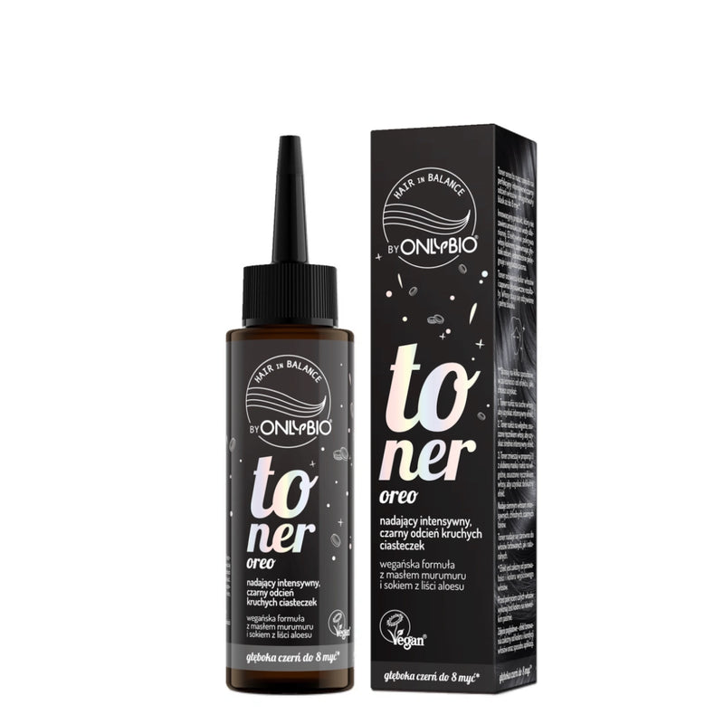 OnlyBio Hair Balance Hair Toner Oreo - retail hair-care container isolated on a white background