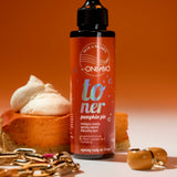 OnlyBio Hair Balance Hair Toner Pumpkin Pie - product and colour result shown on hair