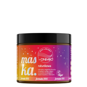 OnlyBio Hair Balance Rescue Hair Mask All Porosity Hair - retail hair-care container isolated on a white background