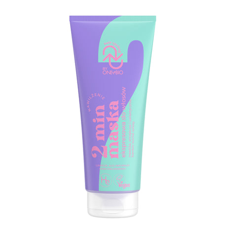 OnlyBio Hair Cycling Hydration 2 Minute Express Hair Mask - retail hair-care container isolated on a white background