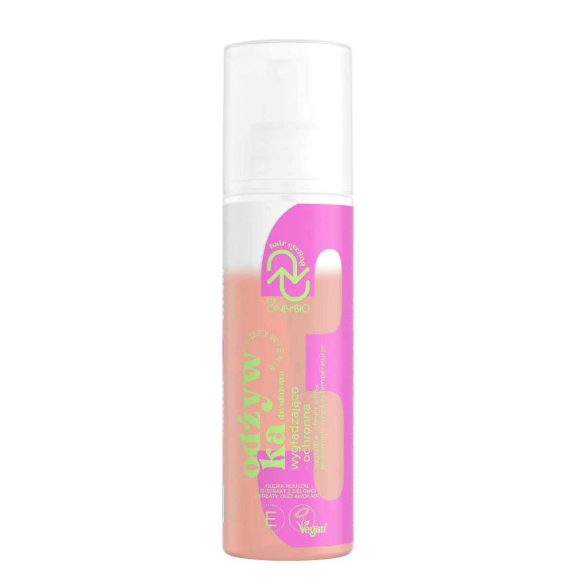 OnlyBio Hair Cycling Nutrition Two-Phase Smoothing & Protecting Conditioner - retail hair-care container isolated on a white background