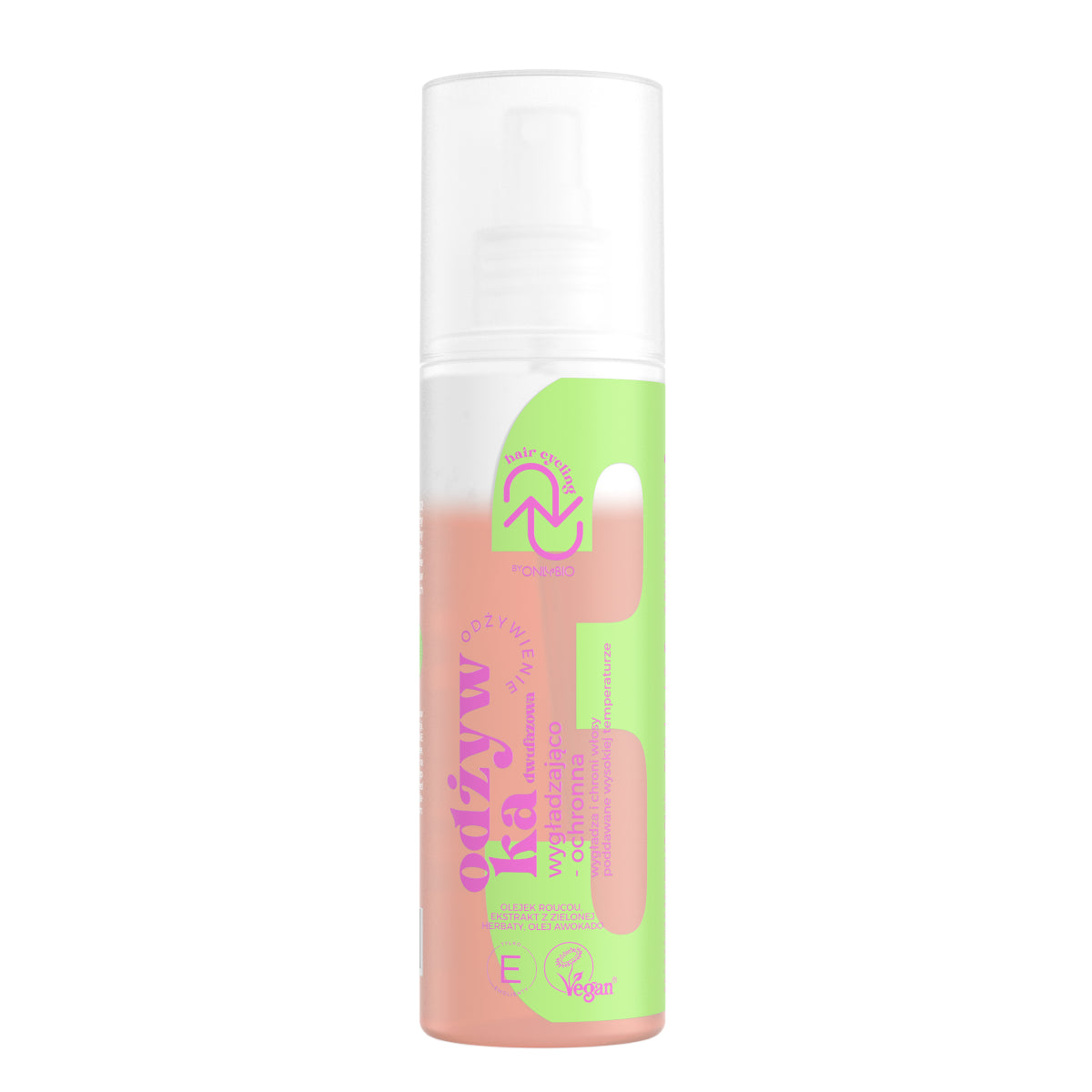 OnlyBio Hair Cycling Nutrition Two-Phase Smoothing & Protecting Conditioner - retail hair-care container isolated on a white background
