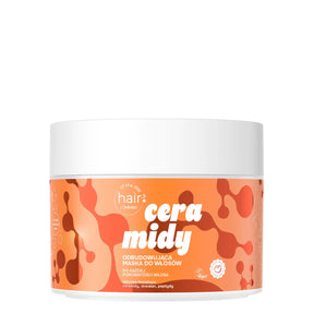 OnlyBio Hair of the Day Ceramides Rebuilding Hair Mask - retail hair-care container isolated on a white background