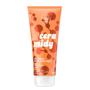 OnlyBio Hair of the Day Ceramides Smoothing Conditioner - retail hair-care container isolated on a white background