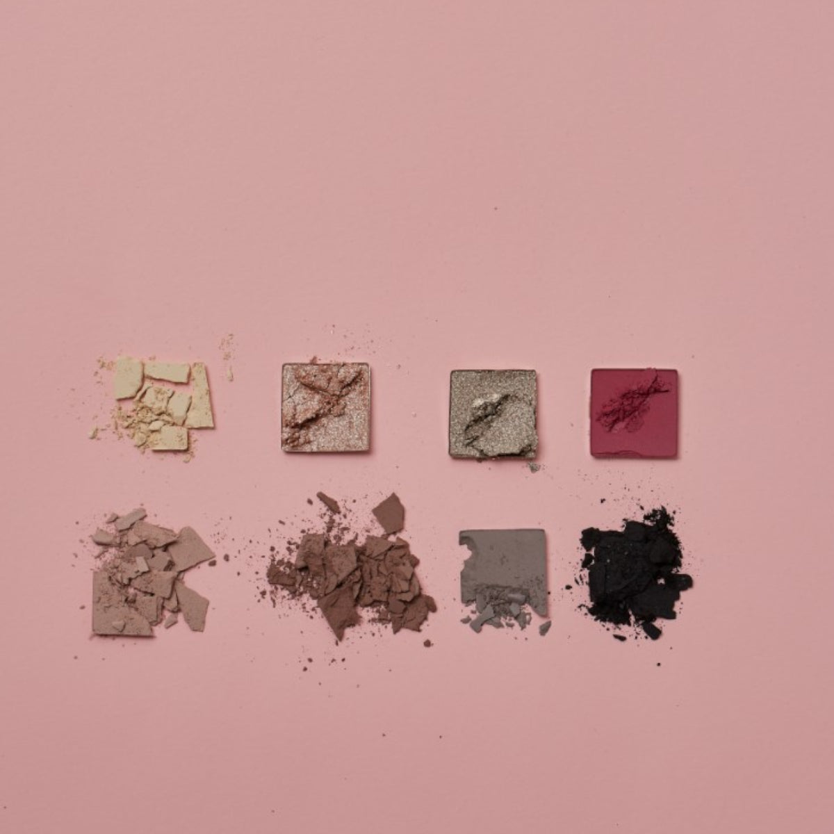 Paese Cold Crush Eyeshadow Palette - finished result shown on a model's face