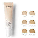 paese dd cream spf30 30ml swatches daily cream all shades
