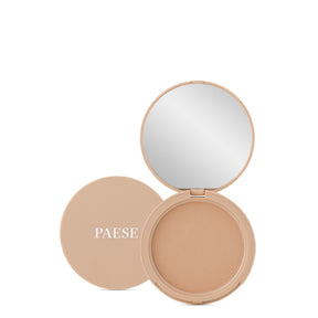 Paese Glowing Powder Illuminating Pressed Powder - 13 Golden Beige - retail packaging on a white background