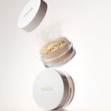 Paese My Skin Icon Mattifying Loose Powder - retail powder box on a white background