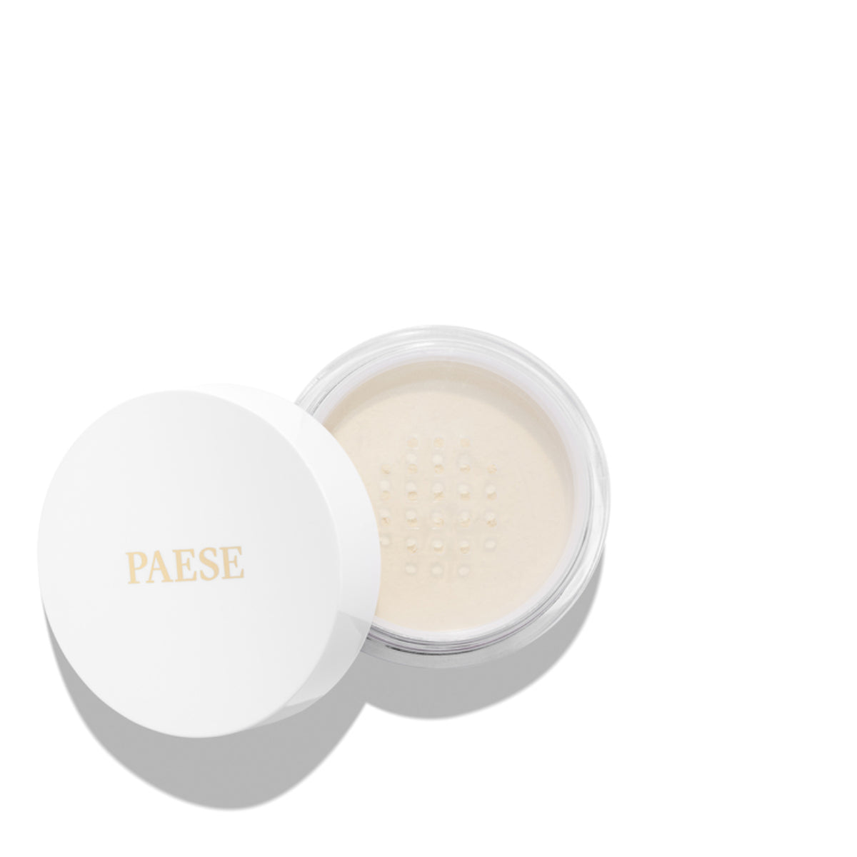 Paese My Skin Icon Mattifying Loose Powder - retail powder box on a white background