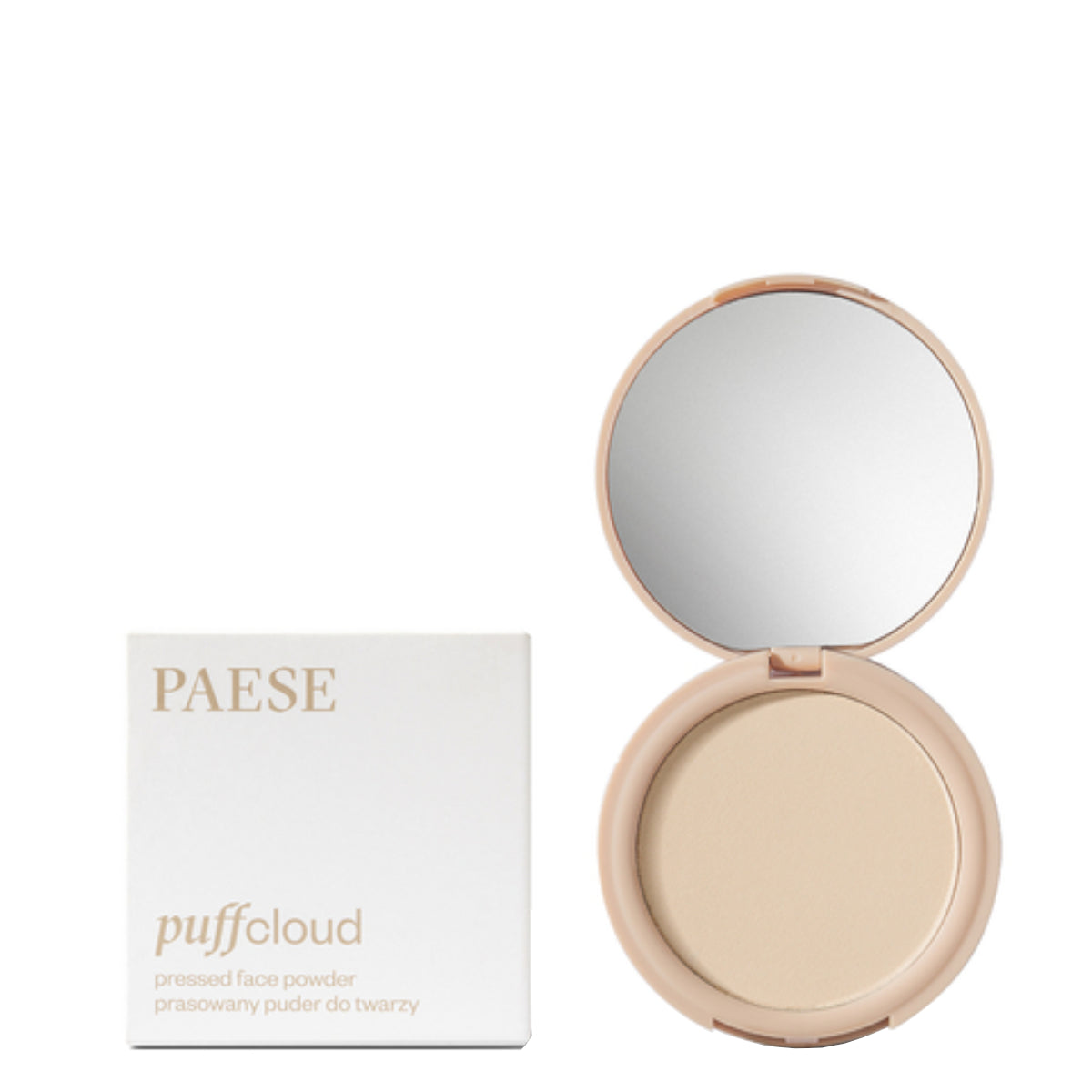 Paese Puff Cloud Pressed Face Powder - powder compact with the shade visible on a white background