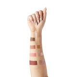 Paese Warm Crush Eyeshadow Palette - shade swatches shown beside the product