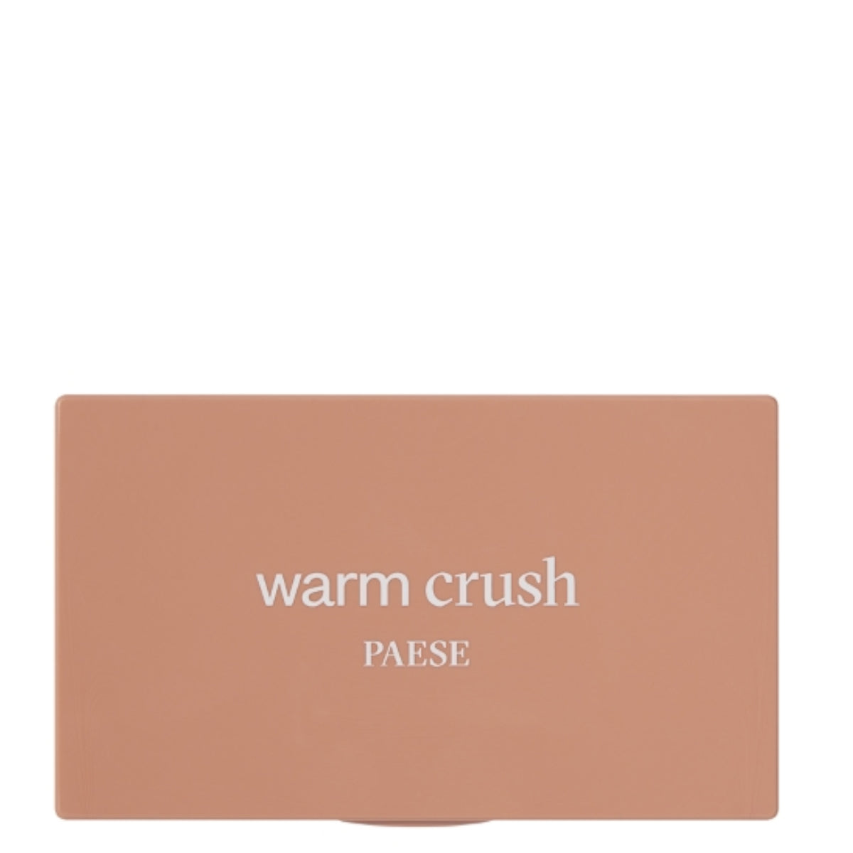 Paese Warm Crush Eyeshadow Palette - retail packaging shown on a light background