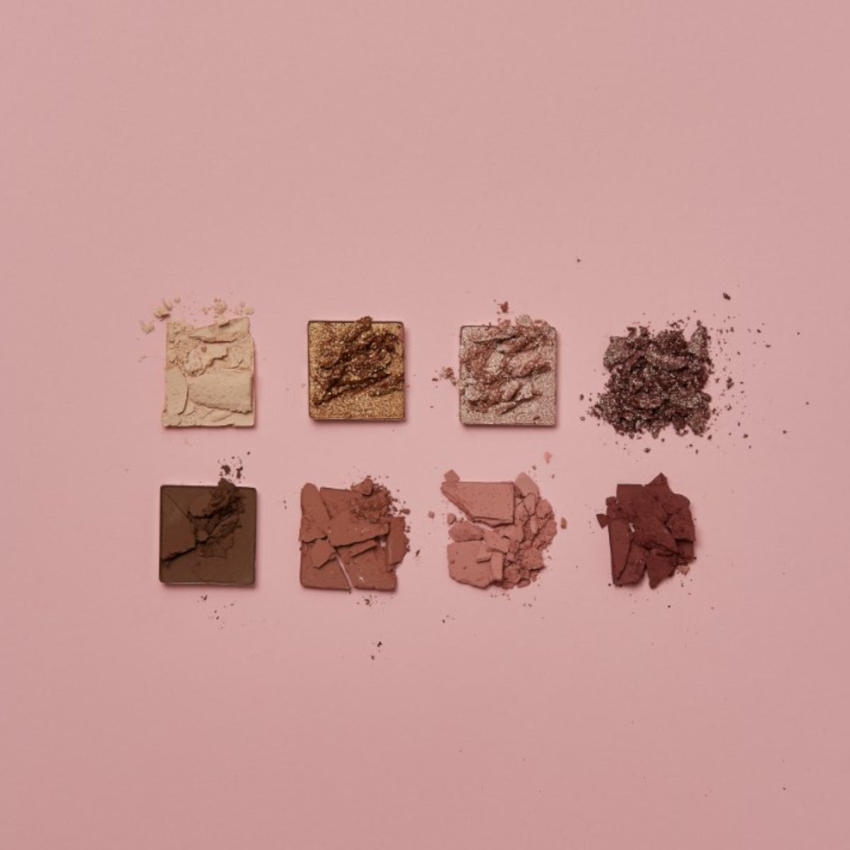 Paese Warm Crush Eyeshadow Palette - finished result shown on a model's face