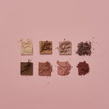 Paese Warm Crush Eyeshadow Palette - finished result shown on a model's face
