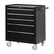 Pro Ink 005 black tattoo trolley with five drawers and side handle
