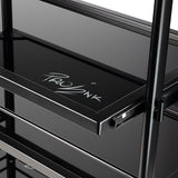 Pro Ink 1015 Tattoo Trolley Black - close-up of a construction detail