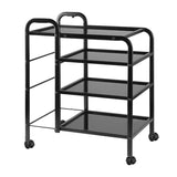 Pro Ink 1031 black trolley showing the four glass shelves