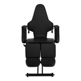 Pro Ink 610 Electric Tattoo Bed Black - full product view on a white background