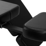 Pro Ink 610 Electric Tattoo Bed Black - displayed in a professional treatment-room setting