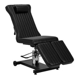 Pro Ink 611 Tattoo Bed Black - full product view at an angle on a white background